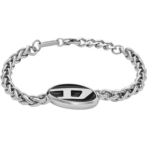Bracelet STEEL DX1469040 Acier inoxydable, Émail - Diesel - Modalova