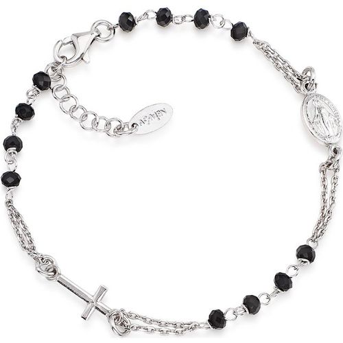 Bracelet Rosaries crystal BROBN3 925 Argent - Amen - Modalova