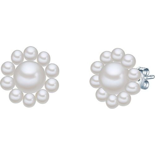 Boucles d'oreilles à fermoir à poussette 50100149 925 Argent - Valero Pearls - Modalova