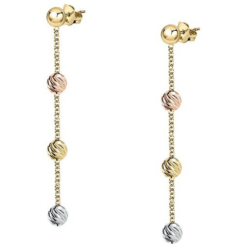 Boucles d'oreilles 89132096 585 Or jaune, 585 Or blanc, 585 Or rose - Christ - Modalova