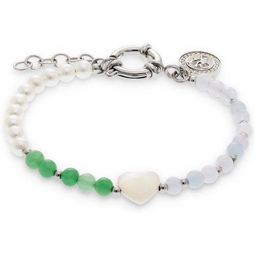 Bracelet 89201545 Acier inoxydable, Gemme, Perle - GMK Collection - Modalova