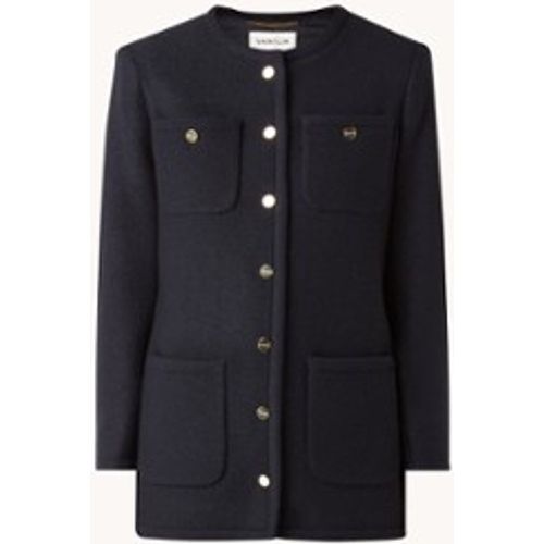 Manteau en laine mélangée avec poches latérales - Vanilia - Modalova