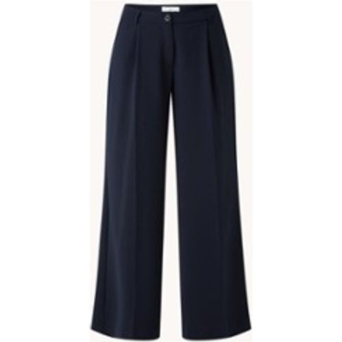 Pantalon taille moyenne coupe ample avec poches latérales - Summum Woman - Modalova