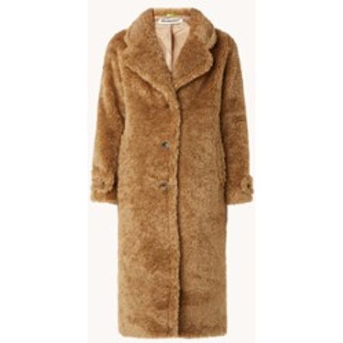Manteau en teddy surdimensionné avec poches latérales - Beaumont - Modalova
