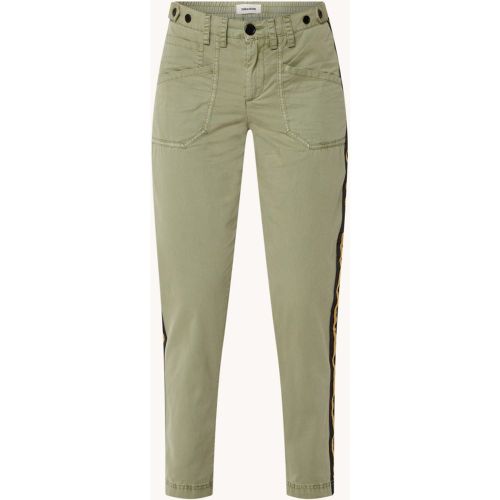 Chino court coupe fuselée taille moyenne Pamela avec poches latérales - Zadig&Voltaire - Modalova