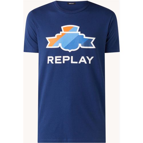T-shirt avec imprimé logo 3D - Replay - Modalova