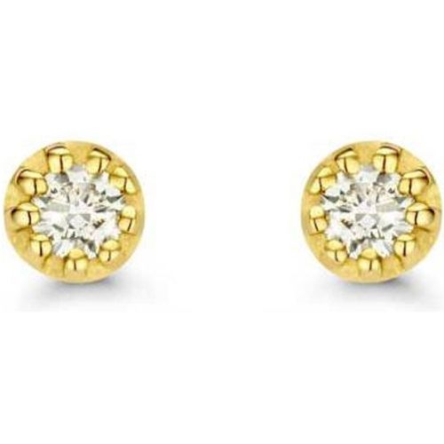Boucles d'oreilles en jaune 0,06 ct diamant Joy - Diamond Point - Modalova