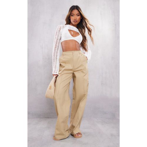 Pantalon cargo large en nylon à coutures - PrettyLittleThing - Modalova