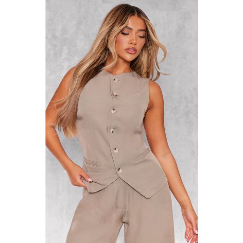 Gilet de tailleur tissé - PrettyLittleThing - Modalova