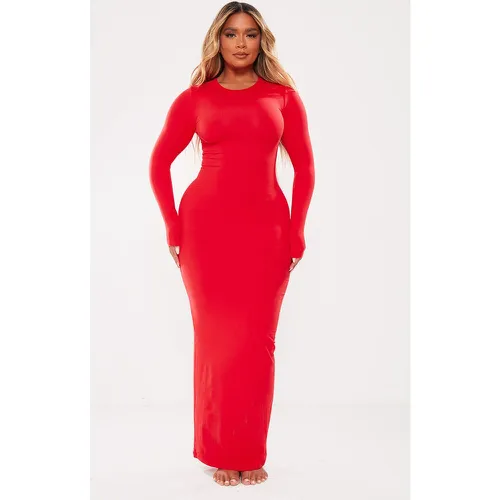 Shape Robe longue sculpt à manches longues - PrettyLittleThing - Modalova