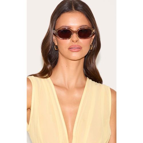 Lunettes de soleil style oeil de chat en acrylique - PrettyLittleThing - Modalova