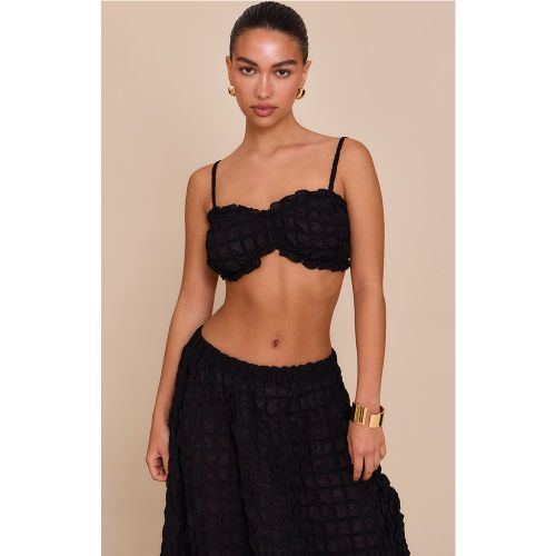 Bralette texturée froncée - PrettyLittleThing - Modalova