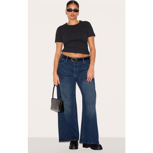 Plus Jean large indigo, Indigo - PrettyLittleThing - Modalova