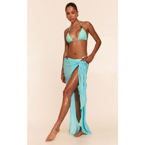 Paréo de plage en effet lin - PrettyLittleThing - Modalova