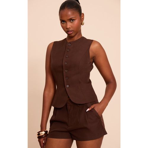 Gilet de tailleur tissé - PrettyLittleThing - Modalova
