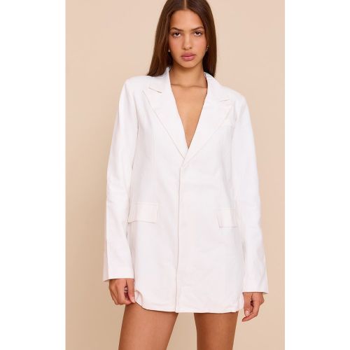 Robe blazer en lin mélangé - PrettyLittleThing - Modalova