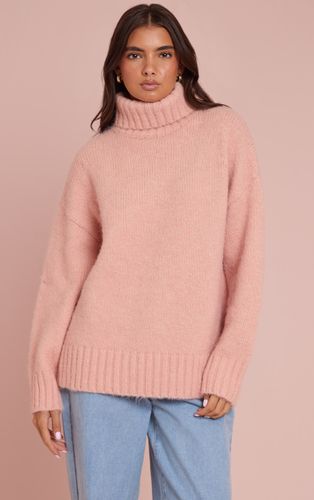 Pull oversize à col roulé et manches ballon | Taille Large - PrettyLittleThing - Modalova