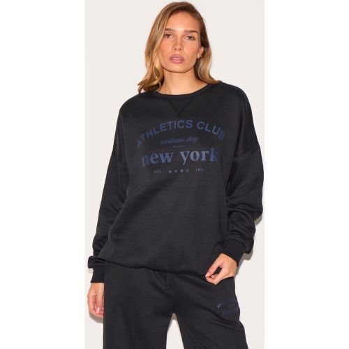 Sweat oversize imprimé "New York" - PrettyLittleThing - Modalova