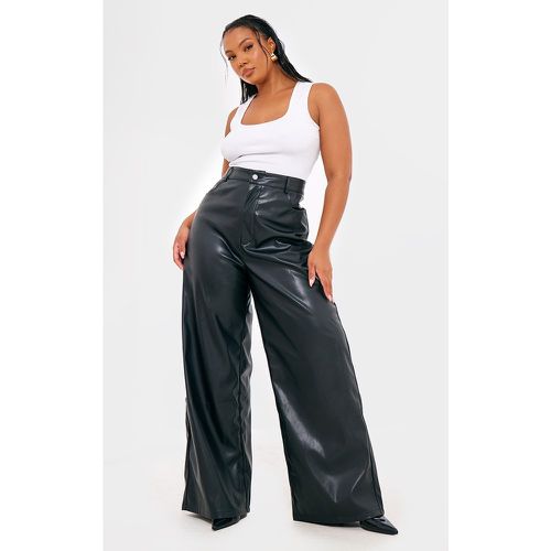 Plus Pantalon large en PU - PrettyLittleThing - Modalova