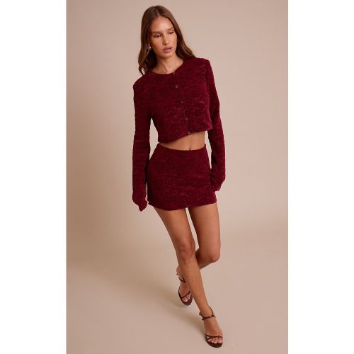 Mini-jupe en dentelle à taille mi-haute | Taille 38 - PrettyLittleThing - Modalova