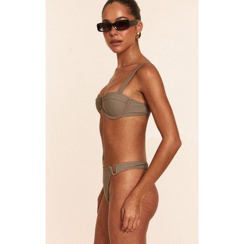 Bas de maillot de bain tanga à barre en U - PrettyLittleThing - Modalova