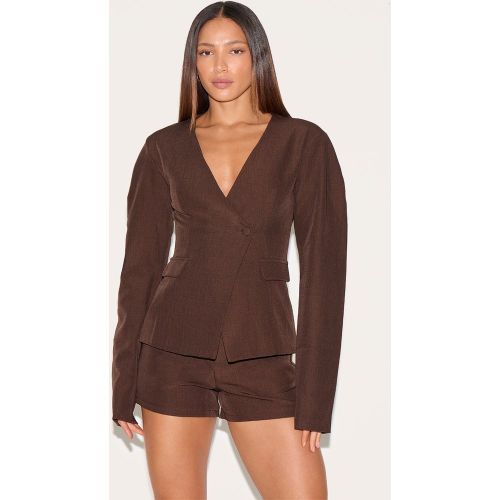 Tall Blazer de tailleur asymétrique cintré - PrettyLittleThing - Modalova