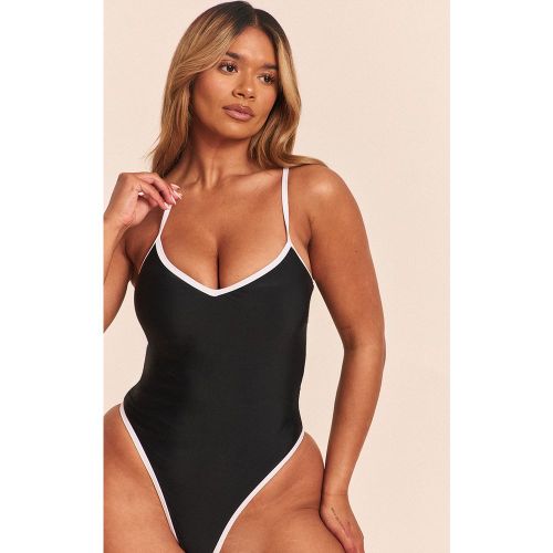 Shape Maillot de bain à lisérés contrastants - PrettyLittleThing - Modalova