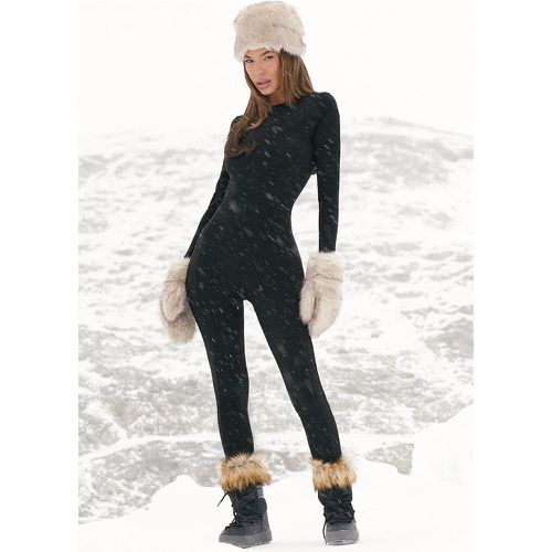 SKI Combinaison moulante en Sculpt à coutures contrastantes et zip - PrettyLittleThing - Modalova