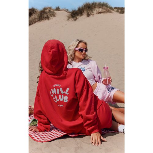 Hoodie oversize à slogan 'Chill Club' en relief - PrettyLittleThing - Modalova