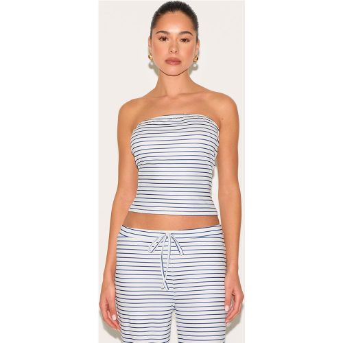 Top bandeau long doux à rayures - PrettyLittleThing - Modalova