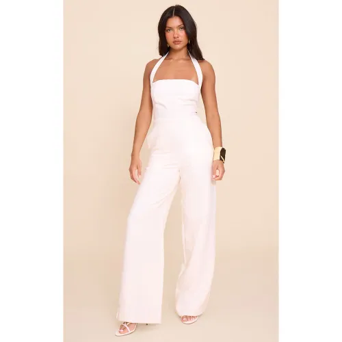 Combinaison large tissée deluxe à dos nu - PrettyLittleThing - Modalova