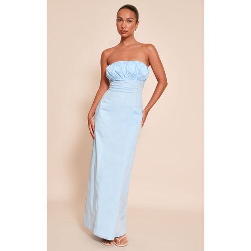 Robe bustier longue à buste froncé | Taille 38 - PrettyLittleThing - Modalova