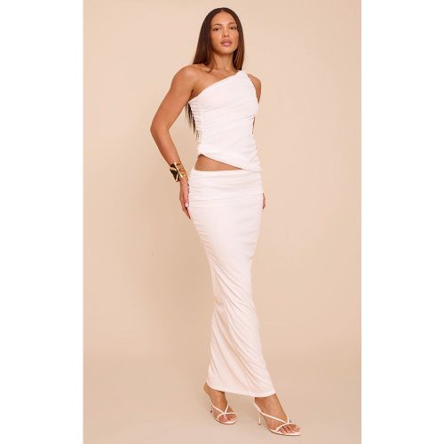 Tall Jupe longue en mesh froncée - PrettyLittleThing - Modalova