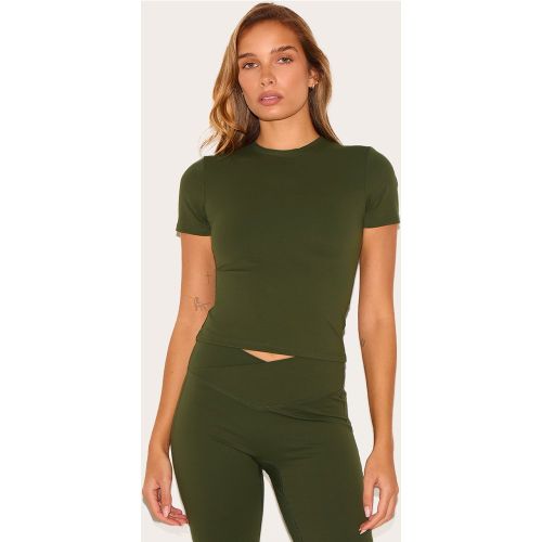 Top de sport long en Sculpt à manches courtes - PrettyLittleThing - Modalova