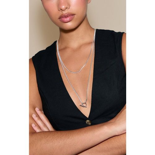 Collier superposé à chaînes serpent - PrettyLittleThing - Modalova
