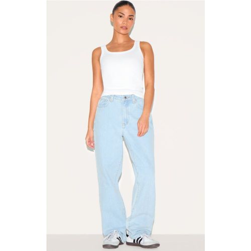 Petite Jean droit à taille haute - PrettyLittleThing - Modalova