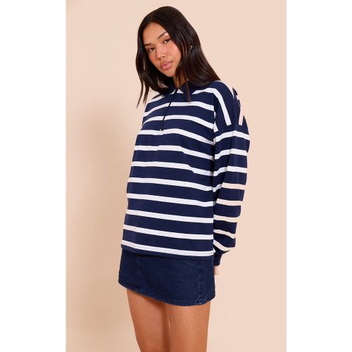 Mini-jupe en jean à bouton - PrettyLittleThing - Modalova