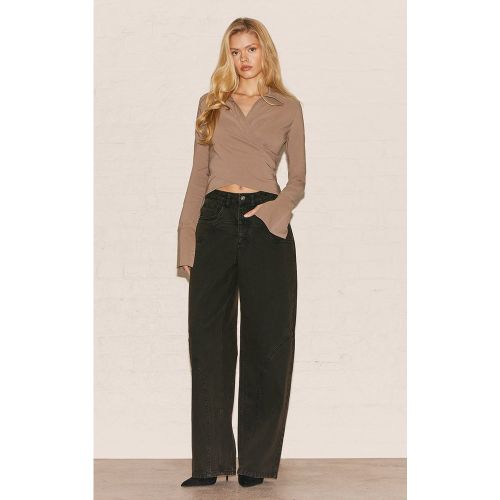 Jean à coutures style western et taille haute - PrettyLittleThing - Modalova
