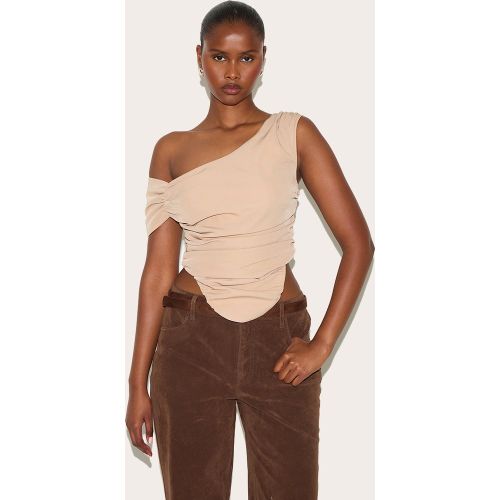 Top bardot asymétrique - PrettyLittleThing - Modalova