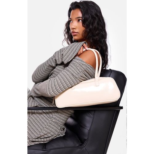 Sac à main style baguette en PU verni - PrettyLittleThing - Modalova