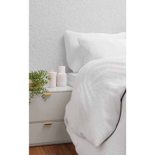 Parure de lit double en maille gaufrée blanche - PrettyLittleThing - Modalova