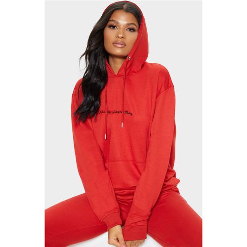 Hoodie oversize brodé - PrettyLittleThing - Modalova