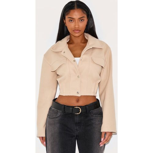 Shape Veste utilitaire en effet laine à taille cintrée - PrettyLittleThing - Modalova