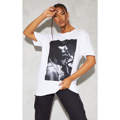 T-shirt imprimé photo Tupac - PrettyLittleThing - Modalova