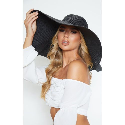Chapeau oversize noir XXL, Noir - PrettyLittleThing - Modalova