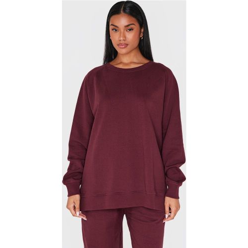 Sweat-shirt long à doublure en polaire deluxe | Taille Small - PrettyLittleThing - Modalova