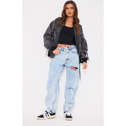 Jean boyfriend à genou ouvert | Taille 34 - PrettyLittleThing - Modalova