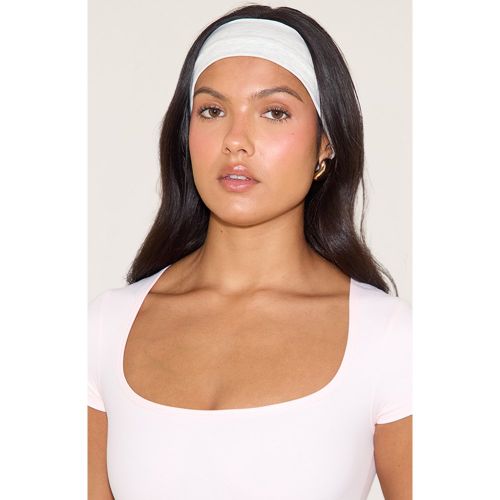 Serre-tête en jersey mélangé épais chiné - PrettyLittleThing - Modalova