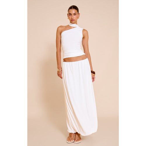 Jupe mi-longue moulante à ourlet bulle double jersey - PrettyLittleThing - Modalova
