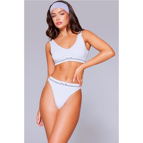 Soutien-gorge côtelé sans coutures - PrettyLittleThing - Modalova